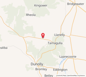 Map of Murphys Creek, VictoriaVictoria