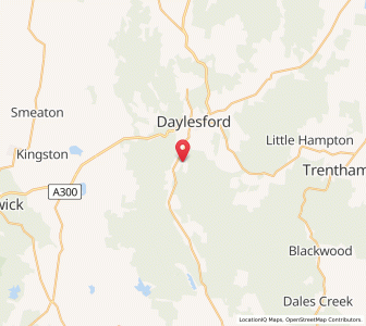 Map of Musk Vale, VictoriaVictoria