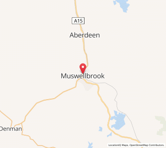 Map of Muswellbrook, New South Wales