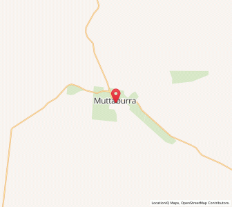Map of Muttaburra, Queensland