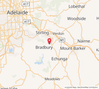 Map of Mylor, South Australia