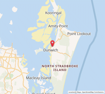 Map of Myora, Queensland