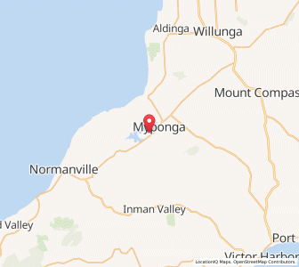 Map of Myponga, South Australia