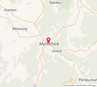 Map of Myrtleford, VictoriaVictoria