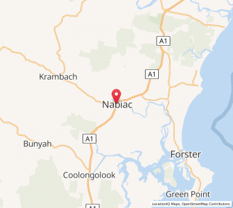 Map of Nabiac, New South Wales