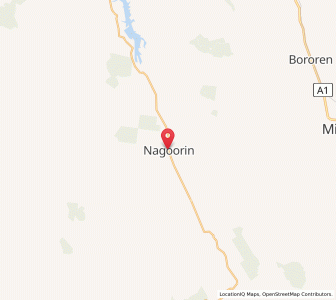 Map of Nagoorin, Queensland