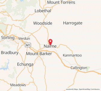 Map of Nairne, South Australia