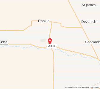 Map of Nalinga, VictoriaVictoria