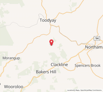 Map of Nanamoolan, Western Australia