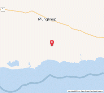 Map of Nangarup, Western Australia