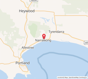 Map of Narrawong, VictoriaVictoria