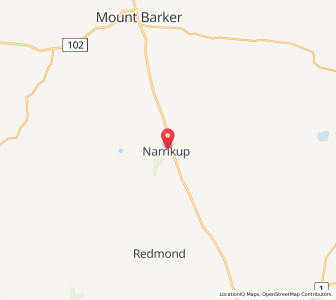 Map of Narrikup, Western Australia