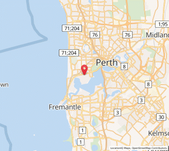 Map of Nedlands, Western Australia