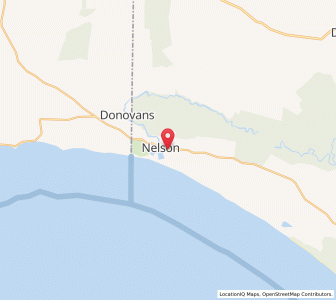 Map of Nelson, VictoriaVictoria