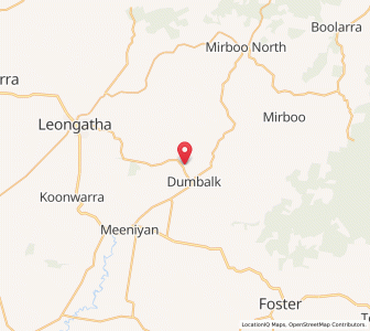 Map of Nerrena East, VictoriaVictoria