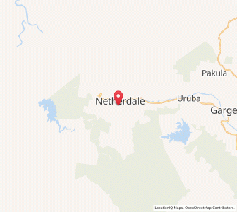 Map of Netherdale, Queensland