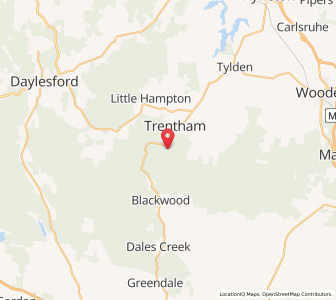 Map of Newbury, VictoriaVictoria