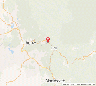 Map of Newnes Junction, New South Wales