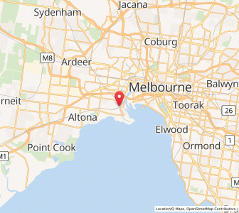 Map of Newport, VictoriaVictoria