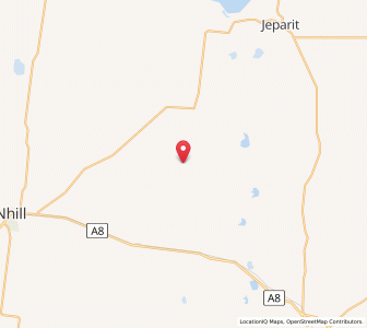 Map of Ni Ni East, VictoriaVictoria