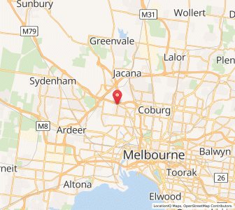 Map of Niddrie, VictoriaVictoria