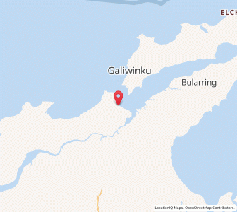 Map of Nikawu, Northern Territory