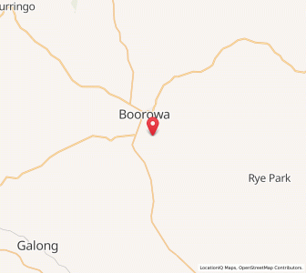 Map of Nilgari, New South Wales