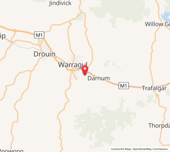 Map of Nilma, VictoriaVictoria