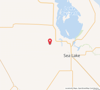 Map of Ninda, VictoriaVictoria