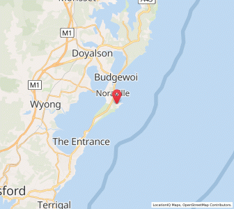 Map of Norah, New South Wales