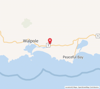 Map of Nornalup, Western Australia