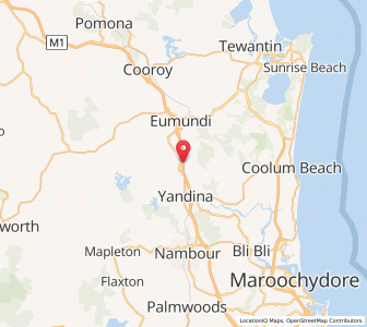 Map of North Arm, Queensland