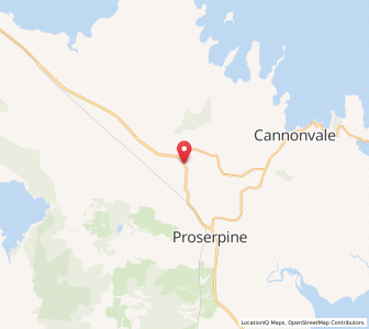 Map of North Gregory, Queensland