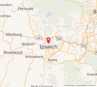 Map of North Ipswich, Queensland