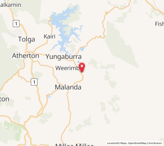 Map of North Johnstone, Queensland