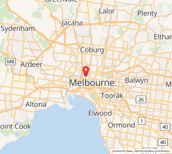 Map of North Melbourne, VictoriaVictoria