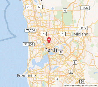 Map of North Perth, Western Australia