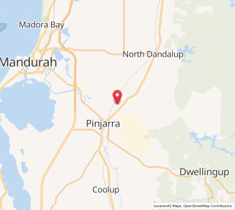 Map of North Pinjarra, Western Australia