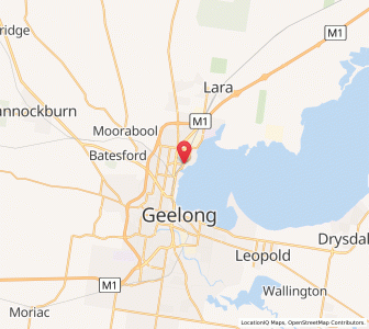 Map of North Shore, VictoriaVictoria