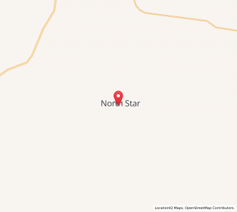 Map of North Star, New South Wales