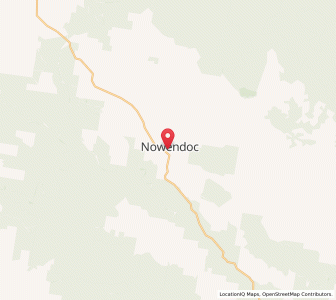 Map of Nowendoc, New South Wales