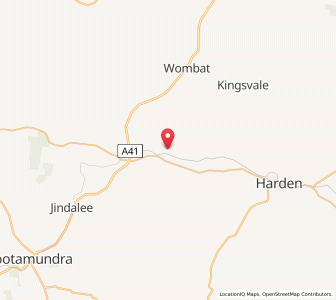 Map of Nubba, New South Wales