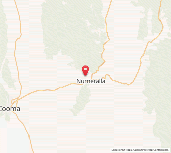 Map of Numeralla, New South Wales