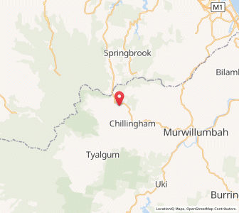 Map of Numinbah, New South Wales