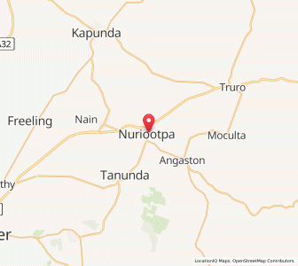 Map of Nuriootpa, South Australia