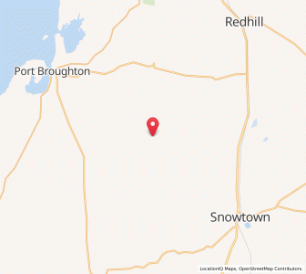 Map of Nurrondi, South Australia