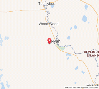 Map of Nyah West, VictoriaVictoria