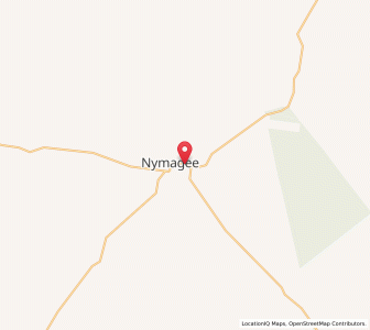 Map of Nymagee, New South Wales