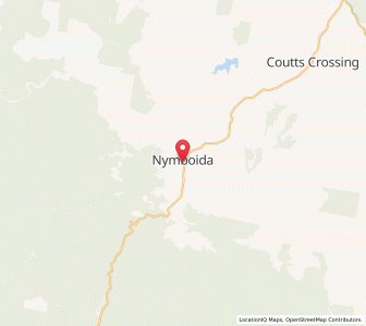 Map of Nymboida, New South Wales