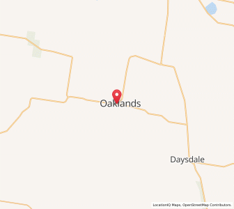 Map of Oaklands, New South Wales